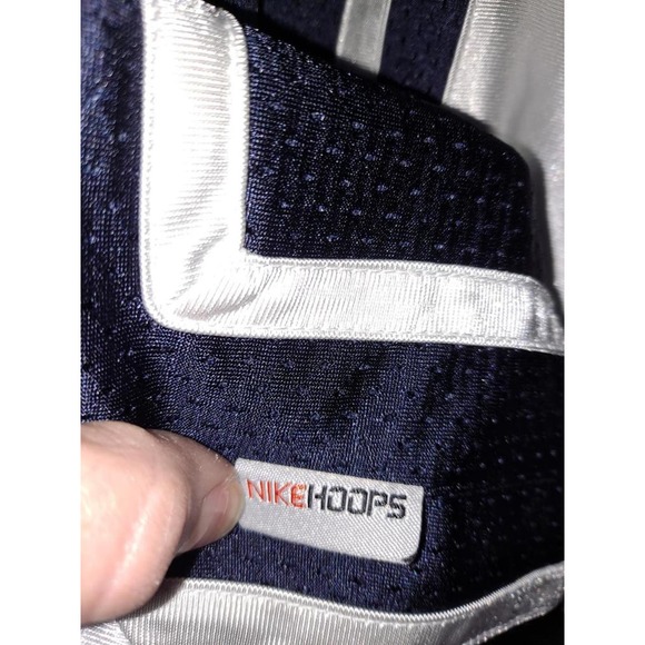 Nike Hoops Men's Navy and‎ White Basketball Shorts - Picture 4 of 6